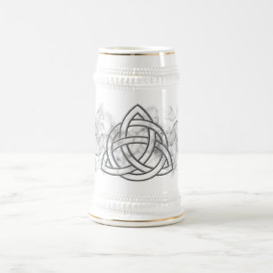 Chope À Bière Biseau argenté de Triquetra