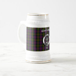 Chope À Bière Blason de Clan Carnegie et Tartan 