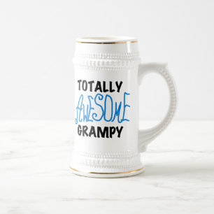 Chope À Bière Blue Totalement génial Tshirts et cadeaux Grampy