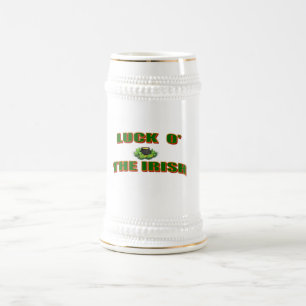 Chope À Bière Bol de bière Chance des Irlandais - Cadeau parfait