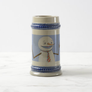 Chope À Bière Bonhomme de neige chanteur