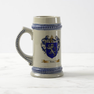 Chope À Bière Bouclier de Jones des bras