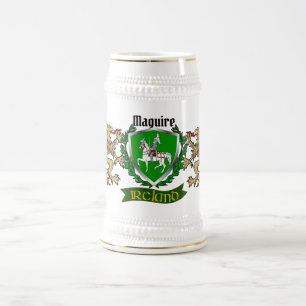 Chope À Bière Bouclier irlandais Maguire/McGuire