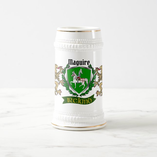 Chope À Bière Bouclier irlandais Maguire/McGuire (Centre)