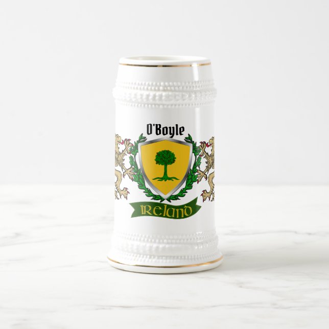 Chope À Bière Bouclier irlandais O'Boyle (Centre)