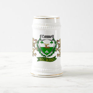 Chope À Bière Bouclier irlandais OConnell/Connell