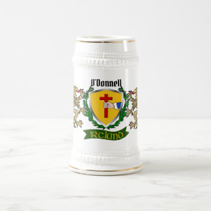 Chope À Bière Bouclier irlandais O'Donnell/Donnell