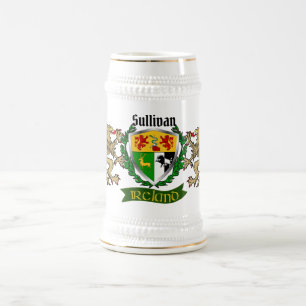 Chope À Bière Bouclier irlandais Sullivan/O'Sullivan