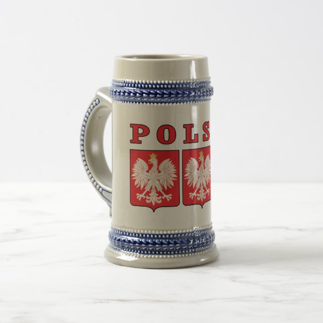 Chope À Bière Boucliers de l'aigle Polska (Devant gauche)