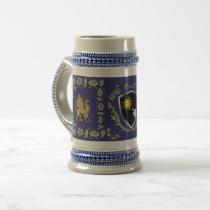 Chope À Bière Brady Irish Shield Griffin Stein