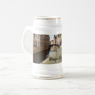 Chope À Bière Bruges Belgique Croquis médiéval  