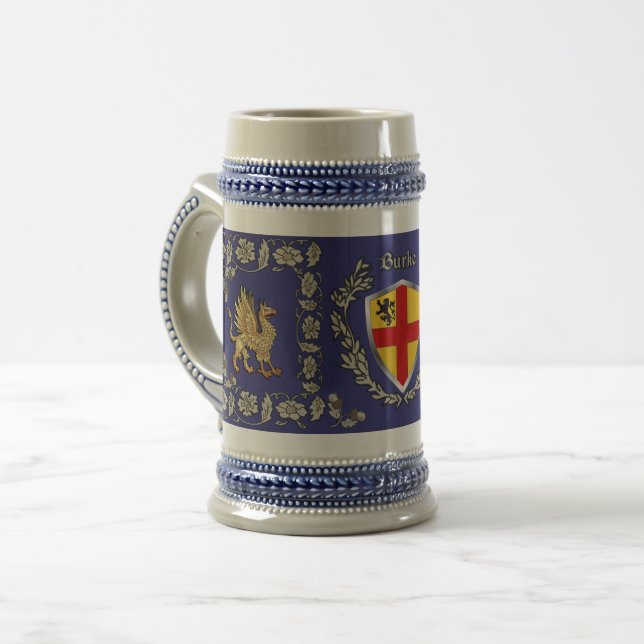 Chope À Bière Burke Irish Shield Griffin Stein (Devant gauche)