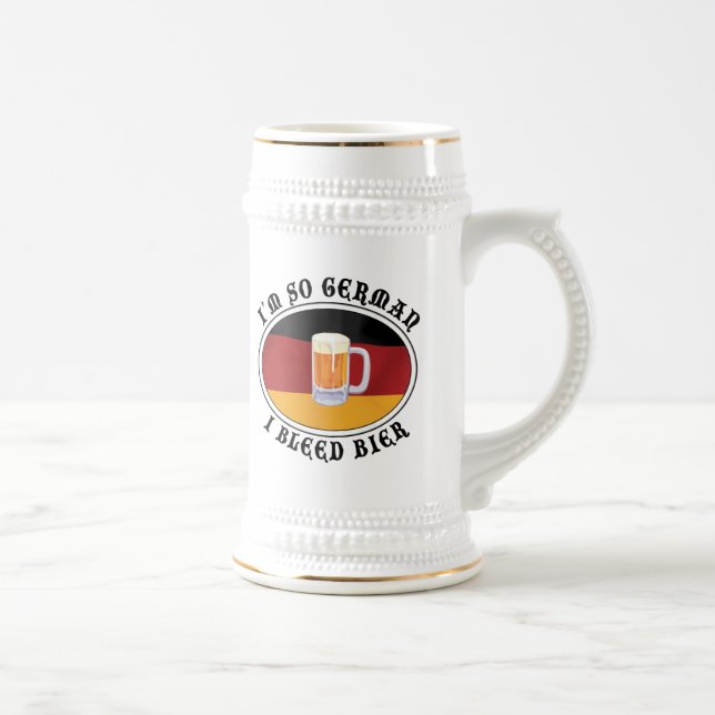 Chope À Bière Cadeau allemand drôle (Droite)
