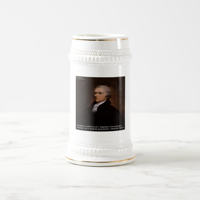 Chope À Bière Cadeaux Alexander Hamilton (Centre)