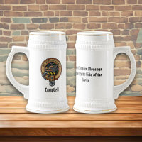 Campbell Crest au-dessus de Tartan