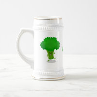 Caricature de brocoli dansant Cute kawaii