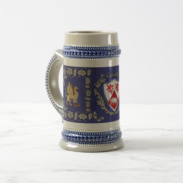 Chope À Bière Cassidy/O'Cassidy Irish Shield Griffin Stein (Devant gauche)