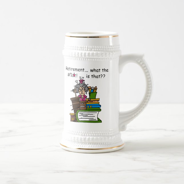 Chope À Bière Ce qui est humour de retraite (Droite)