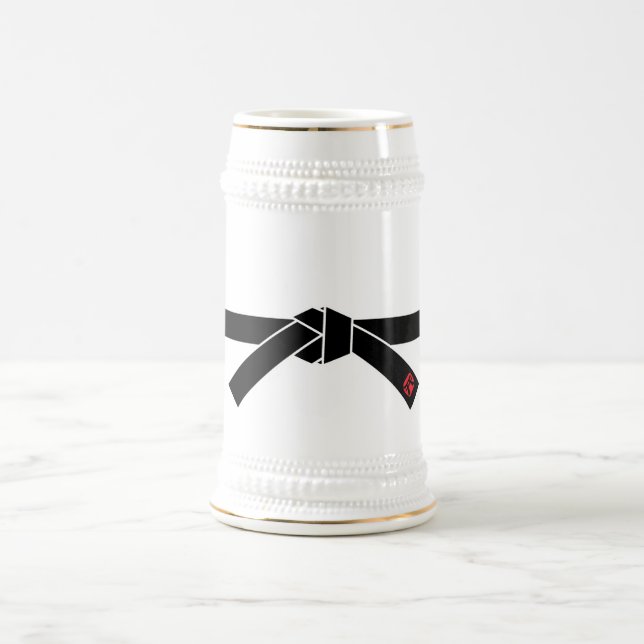 Chope À Bière Ceinture noire, 黒帯 d'arts martiaux, 武道 (Centre)