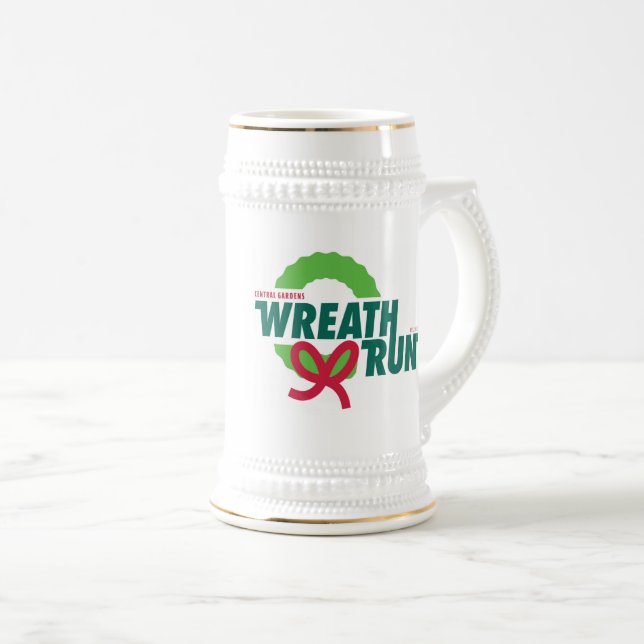Chope À Bière Central Gardens Wreath Run Stein (Devant droit)