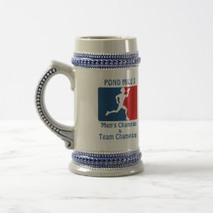 Chope À Bière Chamion des hommes du mille 3 d'étang et champion
