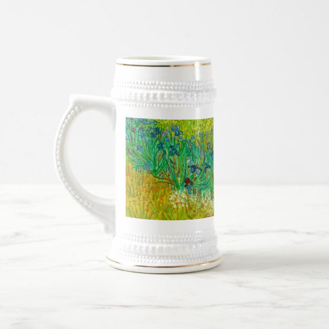 Chope À Bière Champ Van Gogh avec Irises près d'Arles (Gauche)