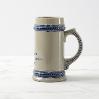 Chope À Bière Champion d'armes brunes grisâtre ou lourdes