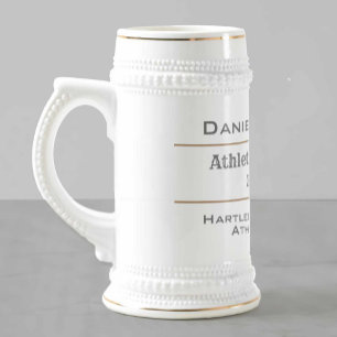 Chope À Bière Champion d'athlétisme