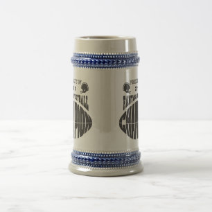 Chope À Bière Champion du football d'imaginaire