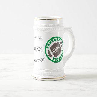 Chope À Bière Champion du football d'imaginaire