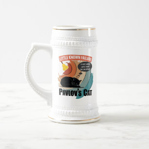 Chope À Bière Chat de Pavlov - Psychologie drôle