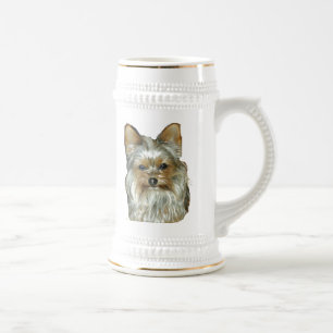 Chope À Bière Chien 4B, Yorkshire Terrier, Stein