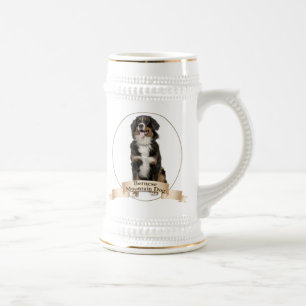 Chope À Bière Chien Stein de Bernese Mt.
