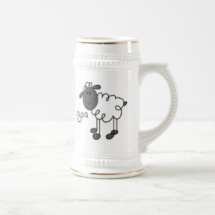 Chope À Bière Chiffre T-shirts et cadeaux de bâton de moutons