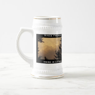 Chope À Bière Ciel français Stein de glace à la vanille