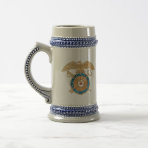 Chope À Bière Cimier-maître Crest Nom logistique de l'Armée Don