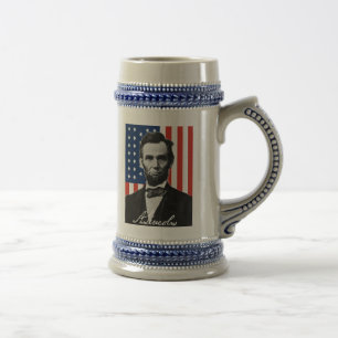 Chope À Bière Citation d'Abraham Lincoln Gettysburg