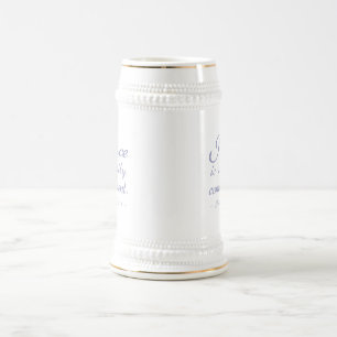 Chope À Bière Citation de l'engagement quotidien de la paix
