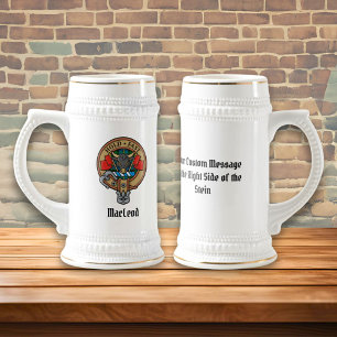 Chope À Bière Clan MacLeod Crest