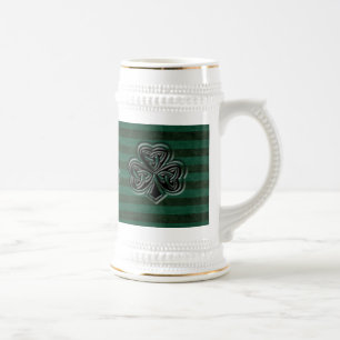 Chope À Bière Classy grunge Irlandais shamrock chanceux personna