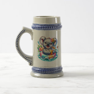 Chope À Bière Clipart de sublimation de koala d'été-97702