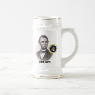 Chope À Bière Commémoratif bicentenaire d'Abraham Lincoln
