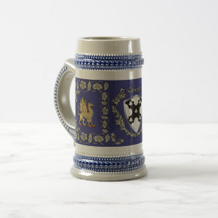 Chope À Bière Conolly/O'Conolly Irish Shield Griffin Stein