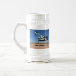 Chope À Bière Coober Pedy Outback Australie Souvenir Photo