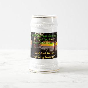 Chope À Bière Coucher du soleil Stein