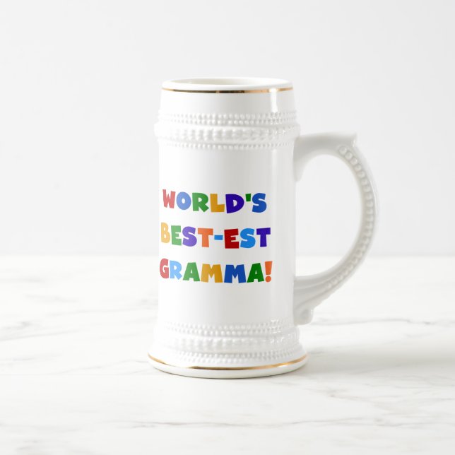 Chope À Bière Couleurs lumineuses du Meilleur-est Gramma du (Droite)