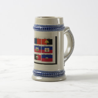 Chope À Bière Coupe du drapeau haïtien