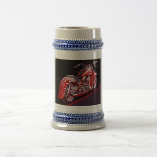 Chope À Bière Coutume Stein de conception de Motorcyle