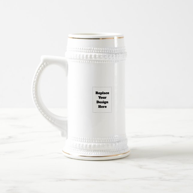 Chope À Bière Créez votre propre blanc  (Gauche)