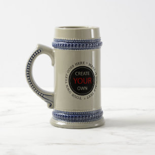 Chope À Bière Créez votre propre - Personnalisé, marqué / Photo